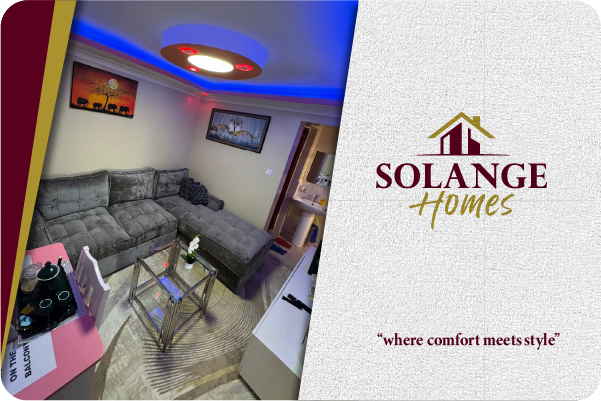 Solange Homes offers a curated selection of fully furnished studio and 1-bedroom apartments crafted for modern comfort,